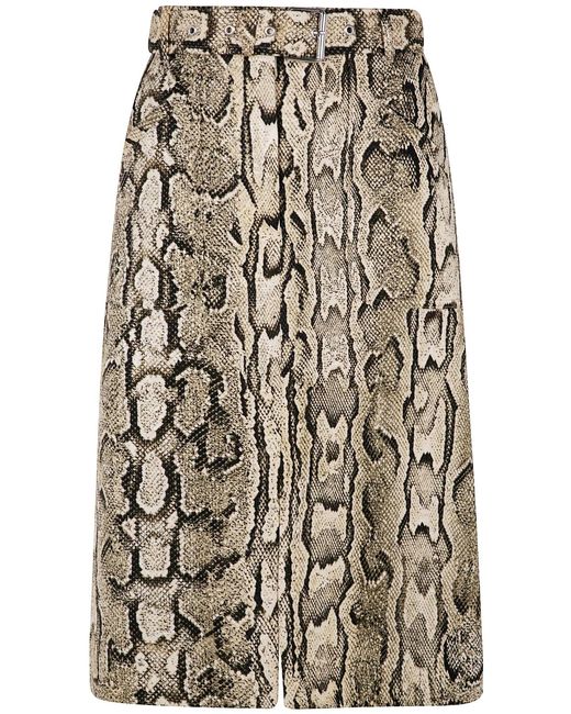 Dries Van Noten Natural Cheraz Midi Skirt
