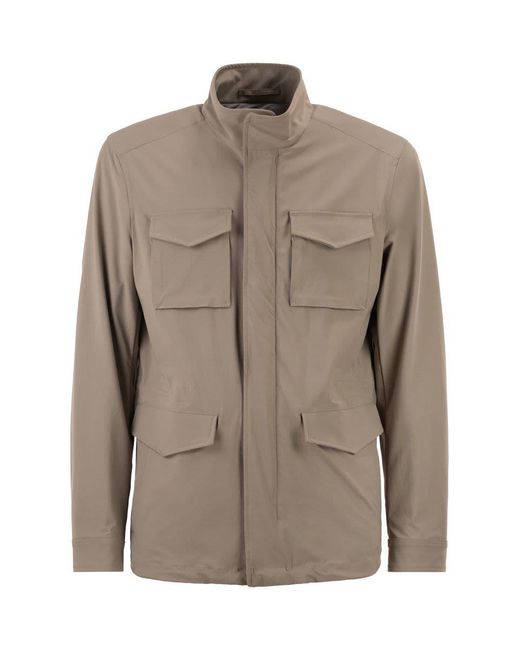 Herno Men's Brown Field Jacket