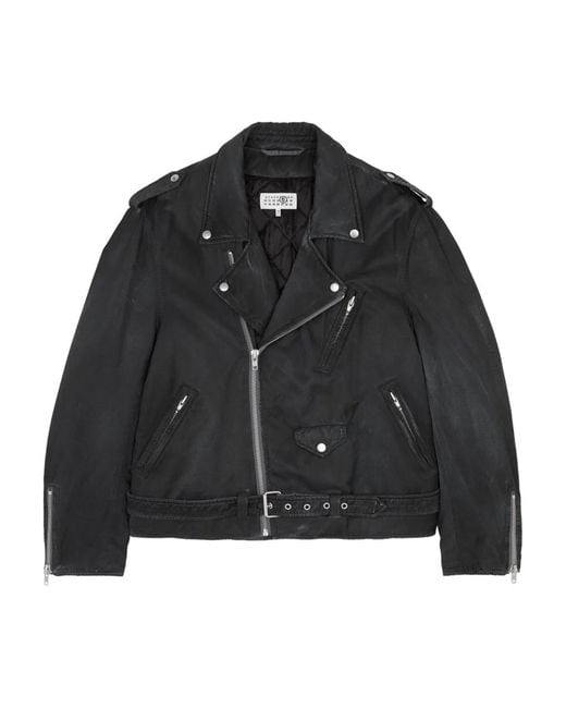 MM6 by Maison Margiela Black Sportsjacket for men