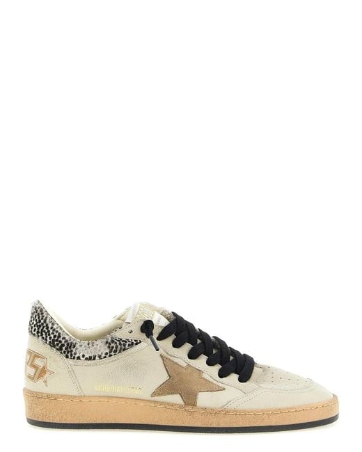 Golden Goose Deluxe Brand Natural 'Ball Star' Sneakers