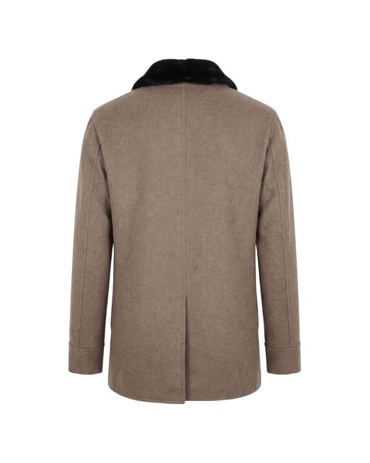 Montecore Brown Warm Cashmere Jacket for men