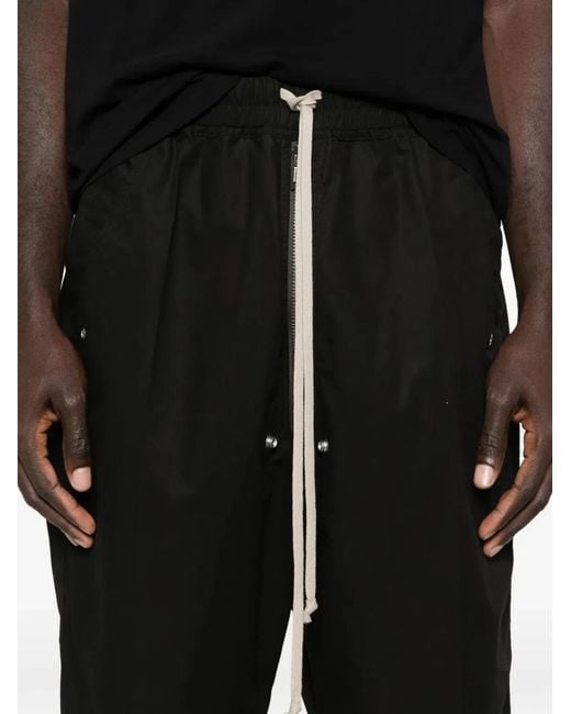 Rick Owens Black "Bela Pods" Trousers for men