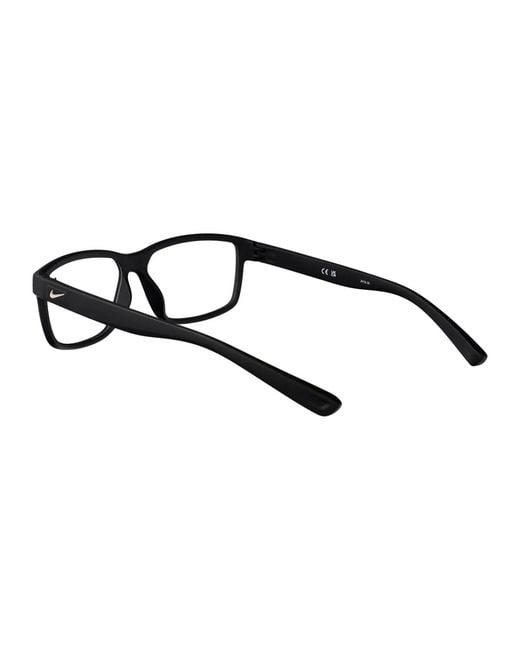Nike Black Matte Acetate Glasses for men