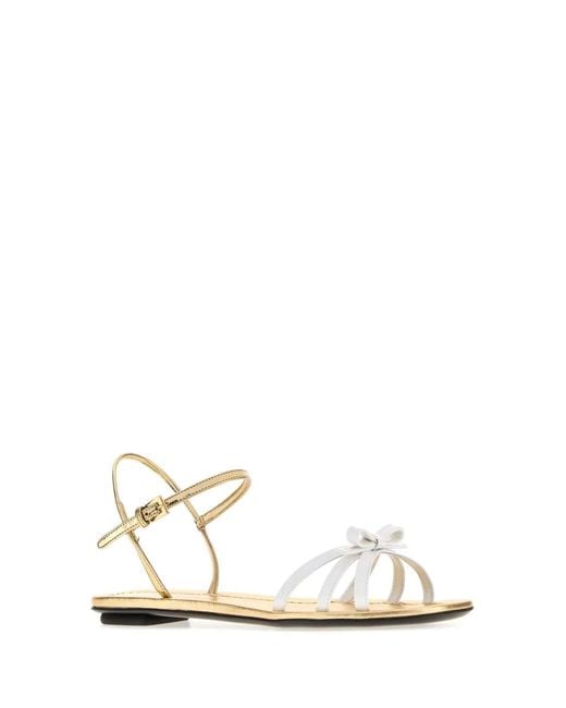 Prada White Sandals