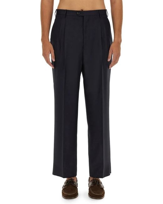 Etro Black Wool Pants for men