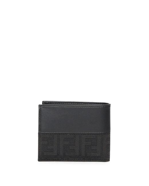 Fendi Black Wallet With Monogram for men