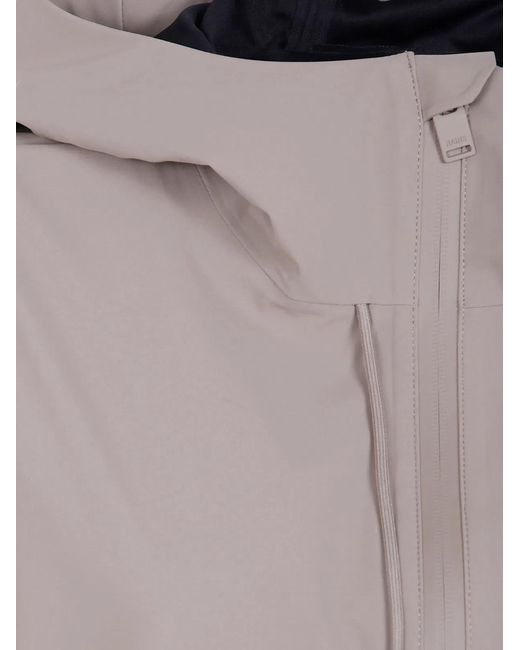 Rains Gray "Suva" Hardshell String Jacket