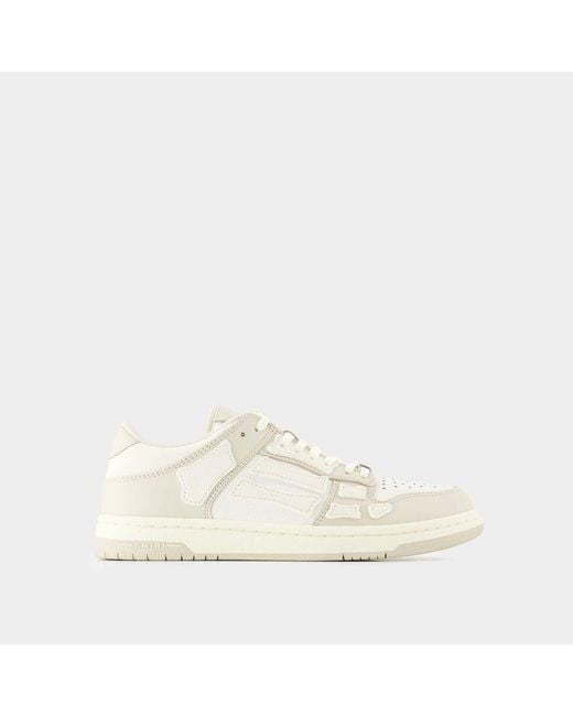 Amiri Natural Skel Top Low Sneakers