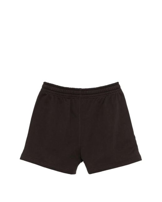 Maison Kitsuné Black Maison Kitsuné Baby Fox Shorts