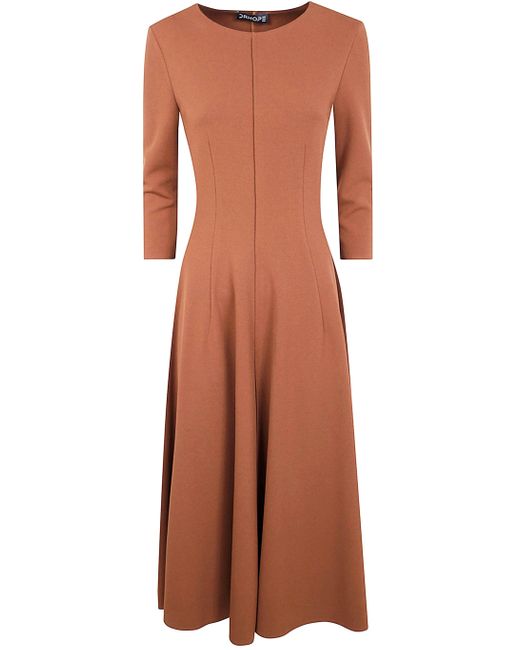 DR. HOPE Brown Long Dress