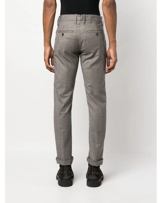 Jacob Cohen Gray Wool Pants Cuadro