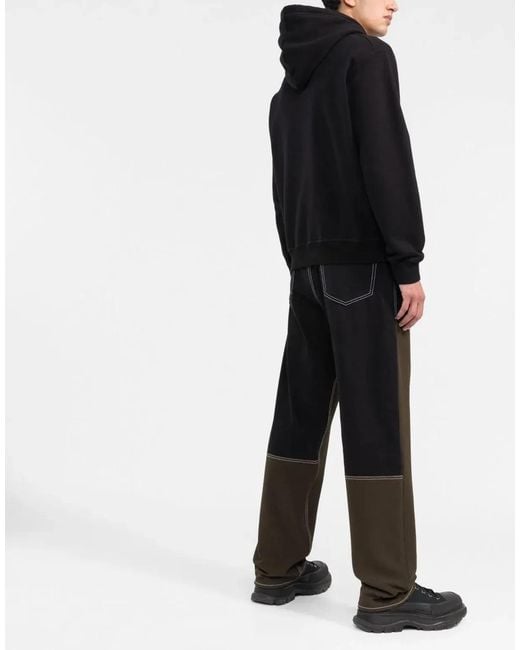 DSquared² Black Be Icon Logo Hoodie for men