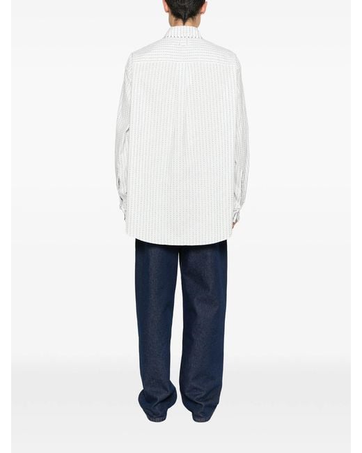 Jacquemus White La Chemise Letro for men