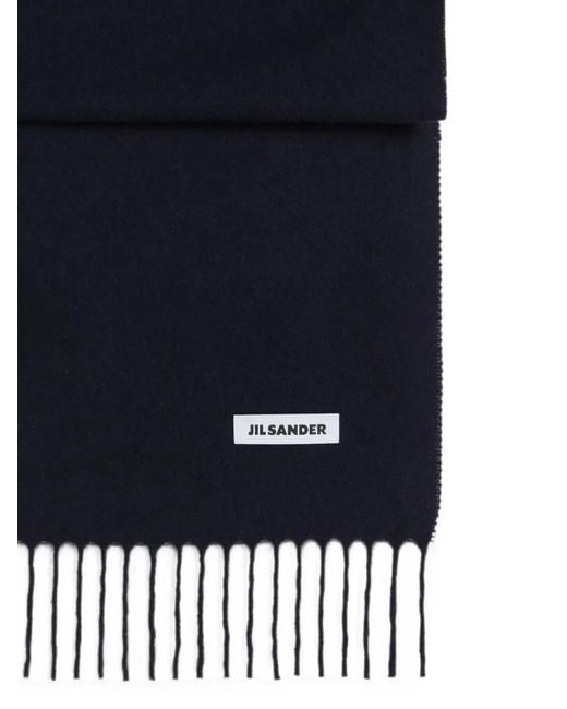 Jil Sander Blue Scarf for men