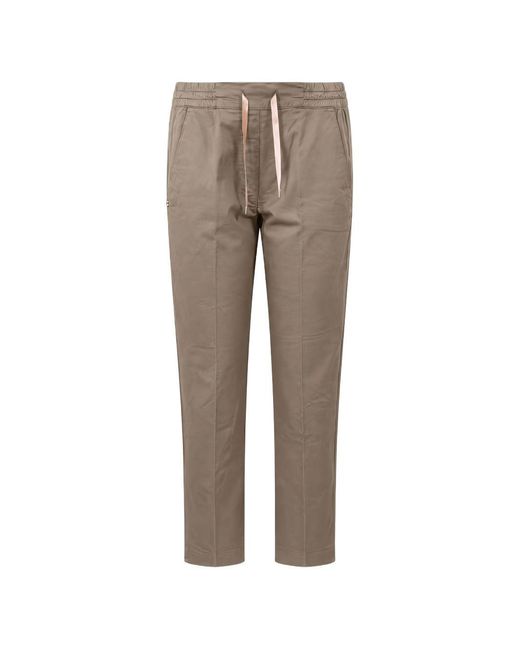 Re-hash Natural Drawstring Straight Leg for men