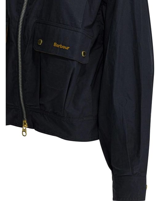 Barbour Black Cotton Jacket
