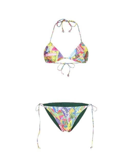 Acne White Costume Da Bagno