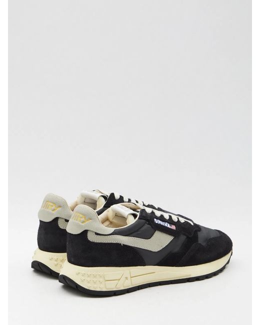 Autry Black Reelwind Low Sneakers for men