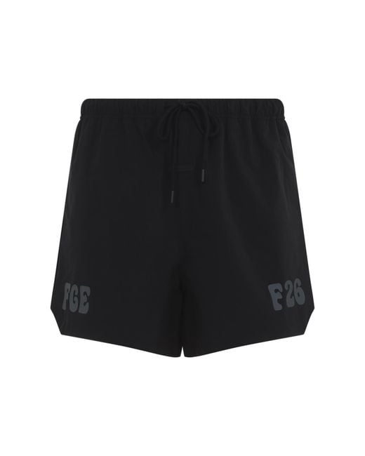 Fear Of God Black Vintage Gym Short for men