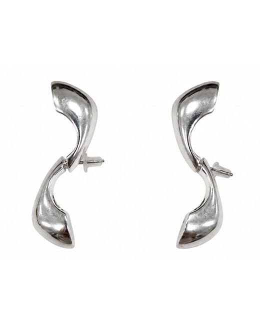 Soeur Black Polished Drop Engraved Bijoux