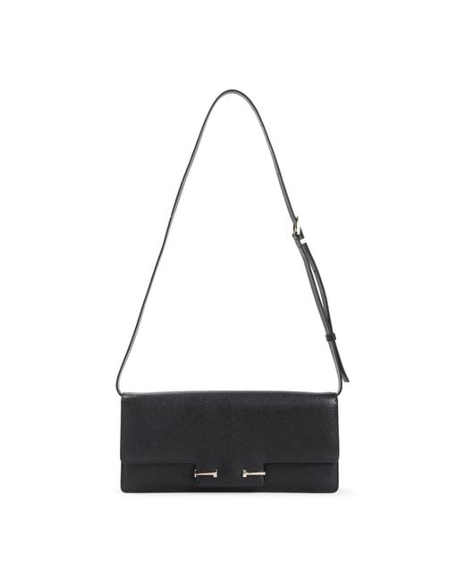 Tom Ford Black Double T Shoulder Bag