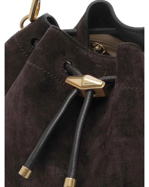 Jimmy Choo Black Bon Bon Bucket Bag