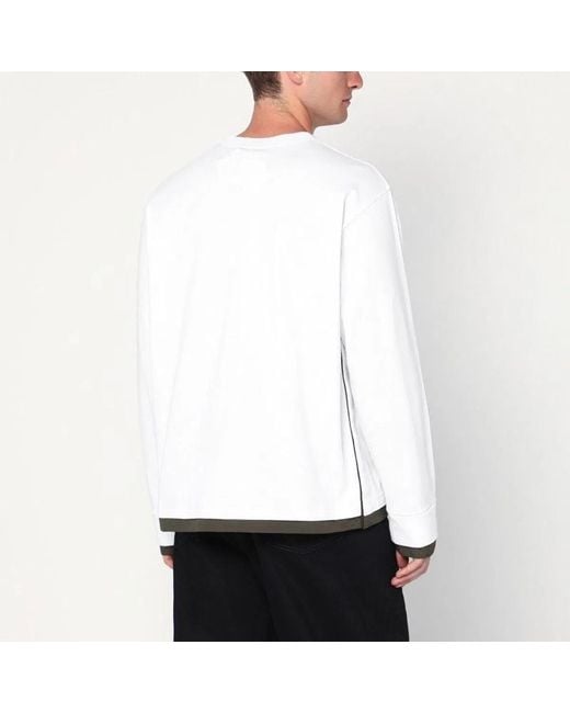Sacai White Cotton Shirt for men