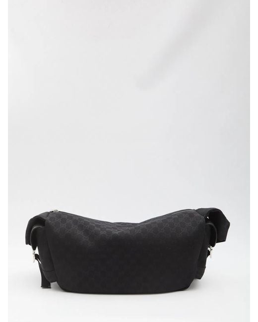 Gucci Black Polyester Cotton Crossbody Bag for men