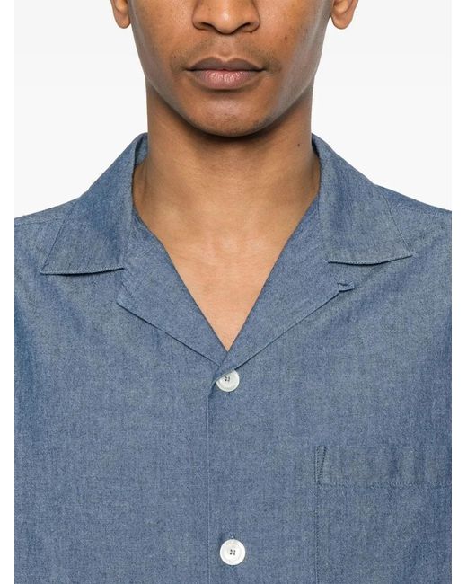 Aspesi Blue Jarvis Shirt for men