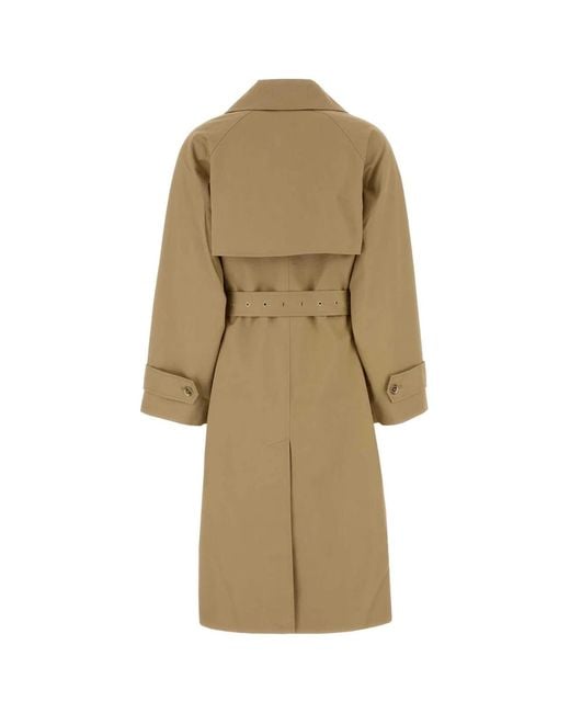 belted trench michael kors tan trench coat