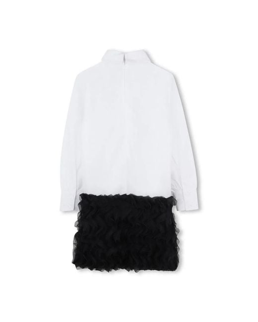 Karl Lagerfeld White Cotton Dress