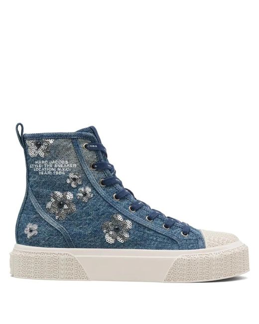 Marc Jacobs Blue The High Top Sneakers