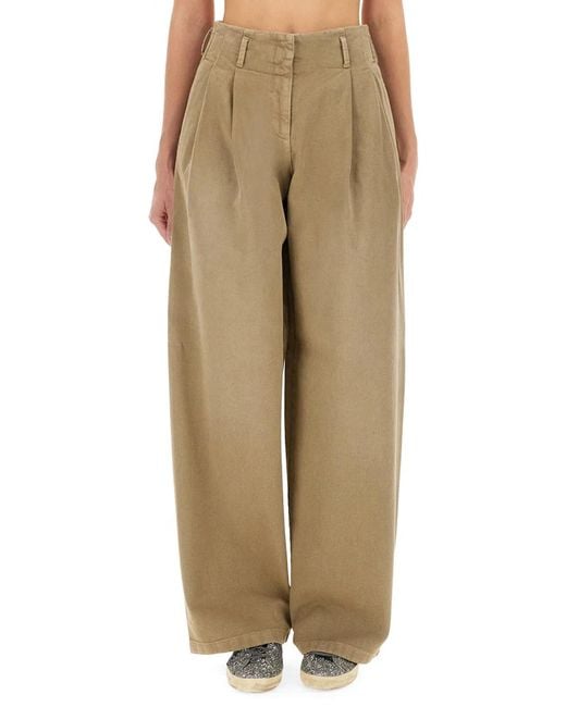 Golden Goose Deluxe Brand Natural Cotton Pants