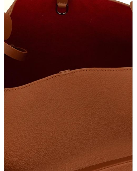 Christian Louboutin Brown Calfskin Tote Bag