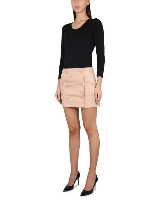 Burberry Natural Mini Trench Skirt
