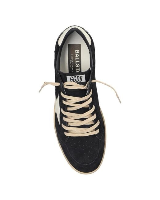 Golden Goose Deluxe Brand Black Ball Star Suede Sneakers for men