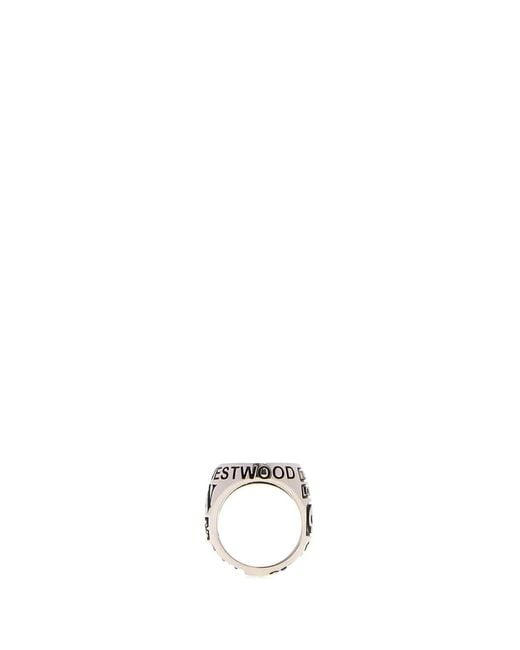 Vivienne Westwood Metallic Lancelot Chevalier Ring