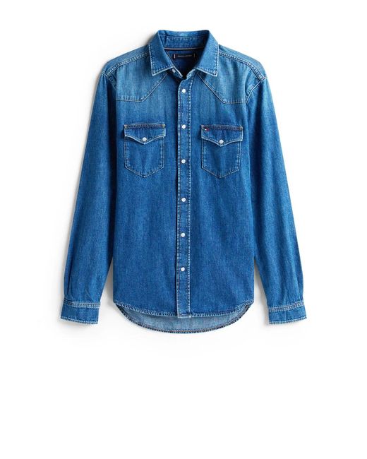 Tommy Hilfiger Blue Shirt for men