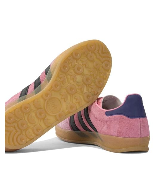 Adidas Originals Pink "Gazelle Indoor" Low Sneakers
