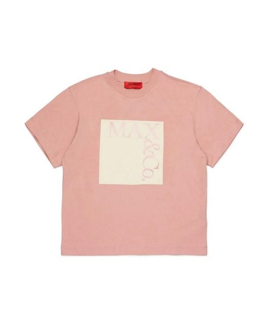 MAX&Co. Pink Max&Co. T-Shirt With Logo
