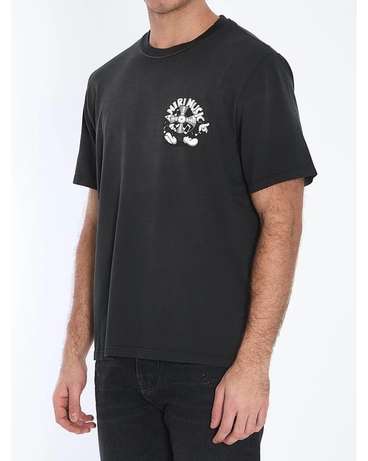 Amiri Black Music Record T-Shirt for men