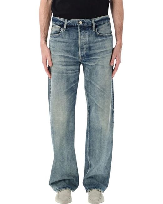 Fear Of God Blue Straight 5-Pocket Jeans for men