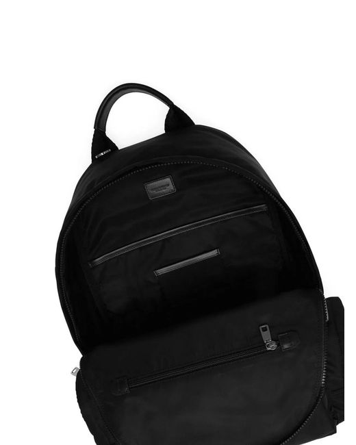Dolce & Gabbana Black Dolce & Gabbana Polyamide Blend Bag for men