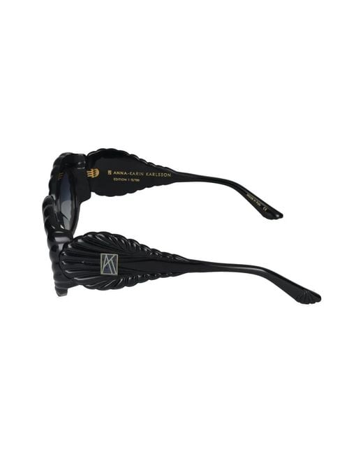 Anna Karin Karlsson Black Sunglasses Shade Of Sirens/18/142