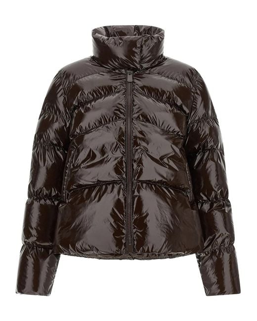 Pinko Brown 'Love Birds' Down Jacket