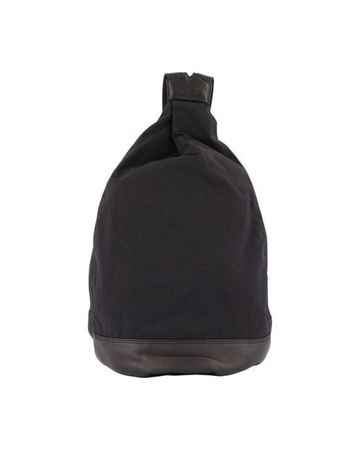 Yohji Yamamoto Black Hakama Tuck Backpack