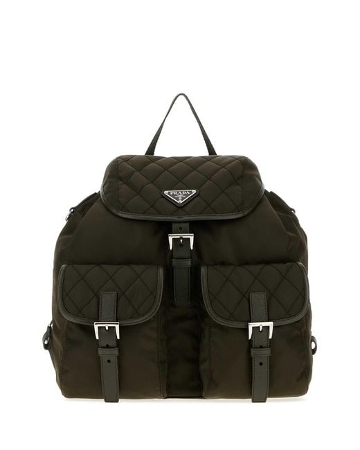 Prada Black Geren Re-Nylon Backpack