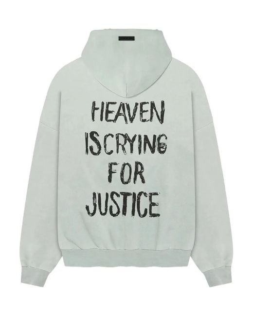 Fear Of God Gray "Heaven" Hoodie