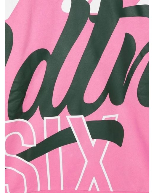 DSquared² Pink Crewneck Sweatshirt Allover Writing