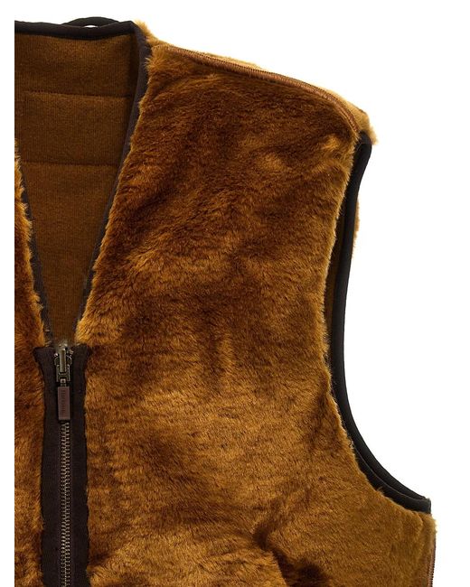 Barbour Brown Reversible Vest for men